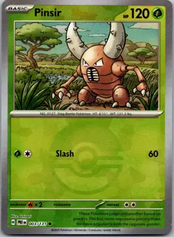 Pinsir (Poke Ball Pattern) 003/131 - SV: Prismatic Evolutions Common Pokemon TCG - Image 1