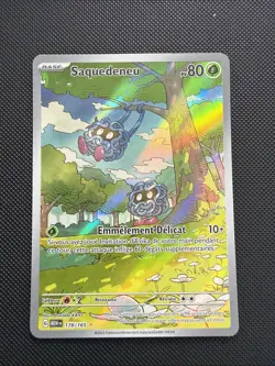 Carte Pokemon Saquedeneu AR 178/165 MEW EV3.5 151 Ecarlate & Violet FR NEUVE - Image 1