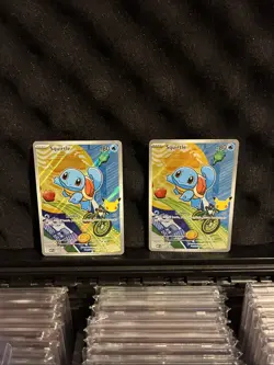 2026 Pokemon Squirtle 039 First Partner Illustration Full Art Holo Promo - Image 2