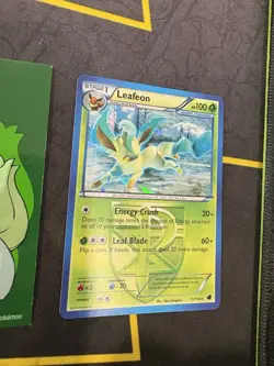 Pokemon Leafeon 11/116 Holo Rare Plasma Freeze & White Cracked Ice 236💎NM💎 - Image 2