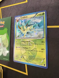 Pokemon Leafeon 11/116 Holo Rare Plasma Freeze & White Cracked Ice 236💎NM💎 - Image 3