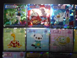 Pokemon Wafer Promo Holo Sticker Complete x24 Rayquaza Pikachu Moltres etc #4027 - Image 2