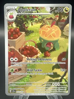 Pokemon tcg sv8: surging sparks Appletun 211/191 illustration rare holo English - Image 1