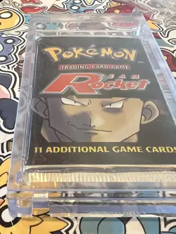 1999-2000 Pokemon Team Rocket Unlimited Booster Pack Factory Sealed - Image 2