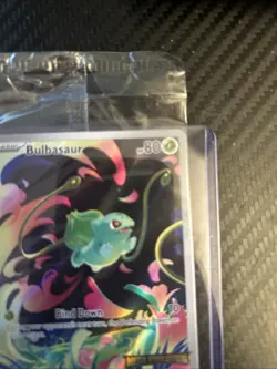 Pokemon TCG Bulbasaur 133/132 Illustration Rare Mega Evolutions Stamped Promo - Image 2