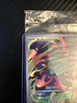 Pokemon TCG Bulbasaur 133/132 Illustration Rare Mega Evolutions Stamped Promo - Image 3