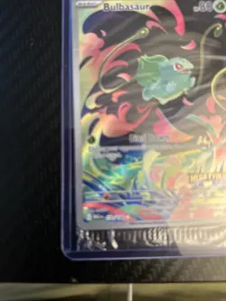 Pokemon TCG Bulbasaur 133/132 Illustration Rare Mega Evolutions Stamped Promo - Image 4