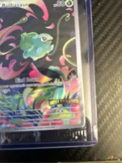 Pokemon TCG Bulbasaur 133/132 Illustration Rare Mega Evolutions Stamped Promo - Image 5