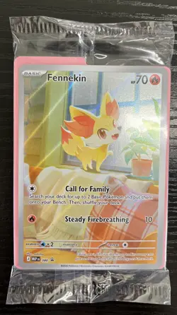 Pokemon TCG - Fennekin #80 Black Star Promo SEALED MINT/NEAR MIN - Image 1