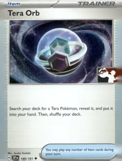Tera Orb [ - 189/191]PokemonPrize Pck Series CardsNMUncommon - Image 1