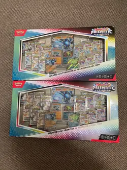 Pokemon LUCARIO ex & TYRANITAR ex PREMIUM COLLECTION Box - Image 1