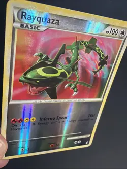 Pokemon TCG Rayquaza 20/95 Call of Legends Reverse Holo Rare English 2011 MP - Image 4