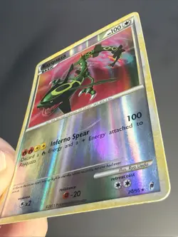 Pokemon TCG Rayquaza 20/95 Call of Legends Reverse Holo Rare English 2011 MP - Image 5