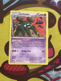 Pokemon Garbodor 68/113 - Holo Rare - XY Legendary Treasures - Excellent - Image 1