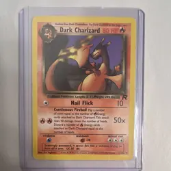Pokemon Dark Charizard 21/82 Team Rocket Rare Regular 80 HP 2000 - Image 1