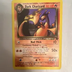 Pokemon Dark Charizard 21/82 Team Rocket Rare Regular 80 HP 2000 - Image 3