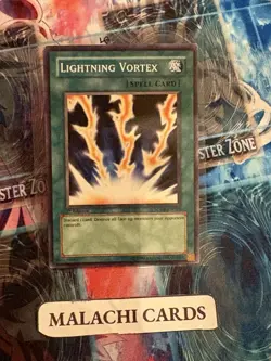 Yugioh x1 Lightning Vortex (Common SDDE-EN026 1st Ed) (Light Play!) - Image 1