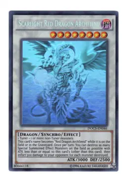 #DOCS-EN046 Scarlight Red Dragon Archfiend (Ghost Rare) Unlimited - Image 1