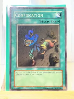 YuGiOh! Confiscation | MRL-038 | Unlimited Edition | Super Rare | LP-MP - Image 1