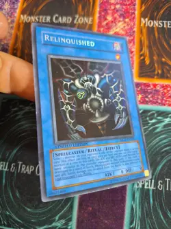 Yu-Gi-Oh! Relinquished MC1-EN003 Limited Secret Rare Moderately Played - Image 2