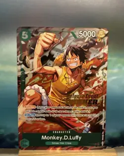 Monkey.D.Luffy P-135 Winner Stamp OP16 Pre-Release Event Promo - LP Condition - Image 1