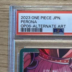 PSA 10 Perona Leader Alt Art OP06-021 One Piece Wings Of The Captain Japanese - Image 2