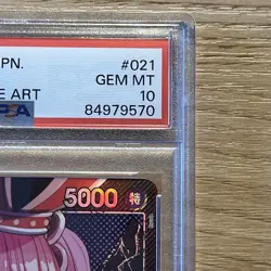 PSA 10 Perona Leader Alt Art OP06-021 One Piece Wings Of The Captain Japanese - Image 3