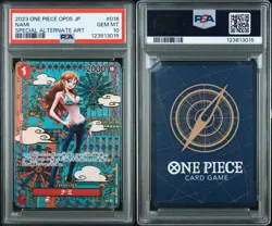 2023 One Piece Japanese OP05 #016 Nami Special Alternate Art PSA 10 GEM MINT - Image 3