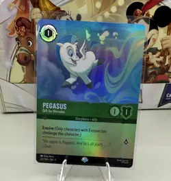 Pegasus - Gift for Hercules EPIC 212/204 Fabled Holo Disney Lorcana TCG - Image 1