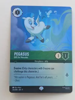 Pegasus - Gift for Hercules EPIC 212/204 Fabled Holo Foil Disney Lorcana TCG - Image 1