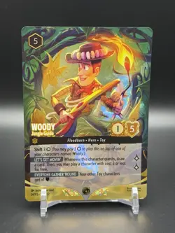 2026 Disney Lorcana Wilds unknown Championship Top Foil -WOODY!! - Image 1