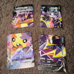 Pokemon TCG 4 Card Lot Morpeko V-UNION Sword & Shield Promo Holo - Image 3