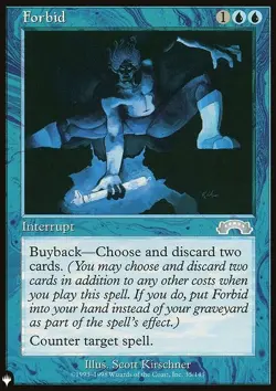 Forbid - Non-Foil - The List - EXO-35 | MTG Card - Image 3