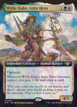 Foil Wylie Duke, Atiin Hero - otj - 367 | MTG Card - Image 1