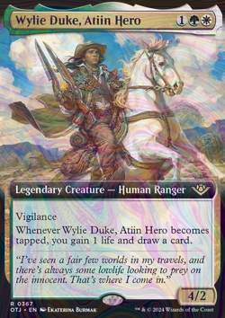 Foil Wylie Duke, Atiin Hero - otj - 367 | MTG Card - Image 3