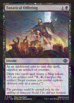 Foil Fanatical Offering - lci - 105 | MTG Card - Image 1