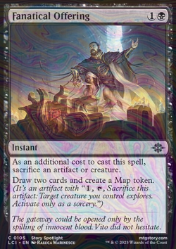 Foil Fanatical Offering - lci - 105 | MTG Card - Image 3