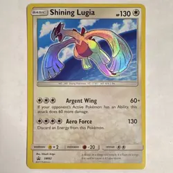 Pokemon TCG Shining Lugia SM82 SM Holo Promo Card English 2017 - Image 1