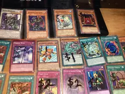 66 Regular Konami Yugioh cards lot with cyber jar,dark magician,and more - Image 4