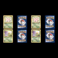 Vintage Pokemon Lot 24 Cards Base Set Jungle Fossil NM-LP Jigglypuff Goldeen - Image 4
