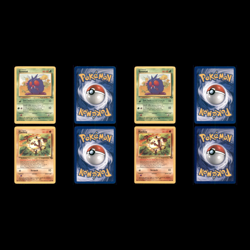 Vintage Pokemon Lot 24 Cards Base Set Jungle Fossil NM-LP Jigglypuff Goldeen - Image 5