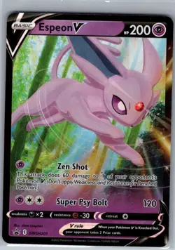 Espeon V - SWSH201 SWSH: Sword & Shield Promo Cards - Pokemon Card - NM - Image 1