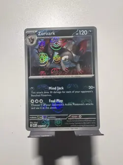 Zoroark Master Ball Pattern Holo Card 062/086 White Flare - Image 1