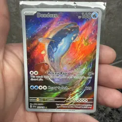 Pokemon TCG Dondozo Illustration Rare Card Scarlet & Violet 207/198 NM - Image 1