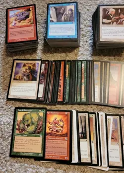 500 VINTAGE Magic the Gathering Cards Bulk Lot C/U Only 1994-2003 Old MTG - Image 2