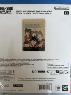 Dragon Ball Fusion World Official Playmat & Card Set Limited Edition 01 ENGLISH - Image 2