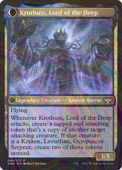 Foil Runo Stromkirk // Krothuss, Lord of the Deep - Innistrad: Crimson Vow | MTG - Image 2
