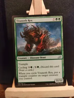 Titanoth Rex - Ikoria: Lair of Behemoths - Uncommon - NM (see pics) - MTG - Image 1