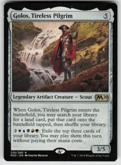 Golos, Tireless Pilgrim 226 Rare Core Set 2020 Magic: The Gathering Near Mint - Image 1