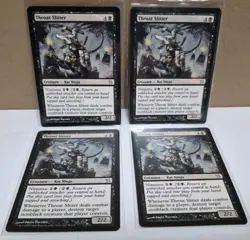 Throat Slitter x4 2005 Betrayers of Kamigawa PLAYSET Black Creature MTG NM LP - Image 1